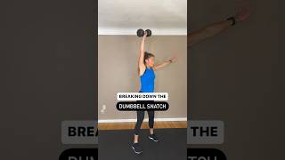 HOW TO Dumbbell Snatch For Beginners shorts exercisemotivation beginnerworkout [upl. by Enotna619]