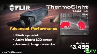 FLIR ThermoSight RSeries Thermal Rifle Scope wwwTECHEYEScom [upl. by Collyer541]