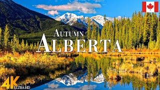 Autumn Alberta 4K Ultra HD • Stunning Footage Alberta Scenic Relaxation Film with Calming Music [upl. by Latta]