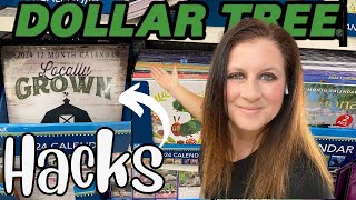 GENIUS DIY Crafts using DOLLAR TREE Calendars 🔥 [upl. by Ennej]