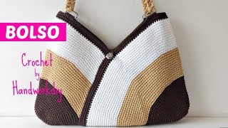 COMO TEJER BOLSO A CROCHET PARA PLAYA [upl. by Concordia]