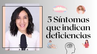 5 SIGNOS QUE INDICAN DEFICIENCIA EN NUTRIENTES [upl. by Dani444]