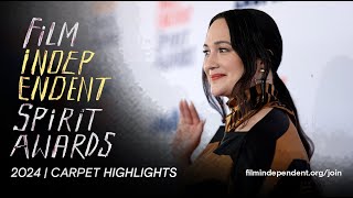 CARPET HIGHLIGHTS from the 2024 Film Independent Spirit Awards [upl. by Niassuh]