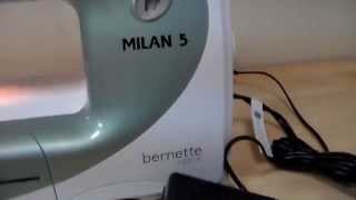 BERNINA Bernette Milan 5  огляд швейної машинки  Кутюр’є  sewing machine review [upl. by Questa]