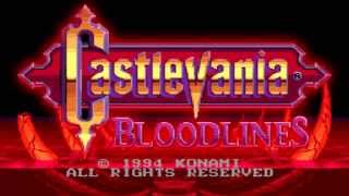 Castlevania Bloodlines 07 Stage 1 Extended [upl. by Anelhtak417]