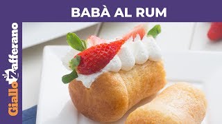 BABÀ NAPOLETANO AL RUM RICETTA ORIGINALE [upl. by Anielram]