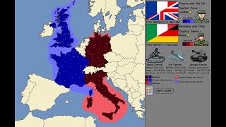 Axis vs Allies 2024 with Army Sizes [upl. by Naara]