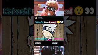 kakashi face revealed shorts shortvideo naruto narutoshippuden kakashi viralkakashiface [upl. by Eigna661]