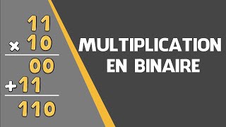 Multiplication de nombres binaires naturels Multiplication en binaire [upl. by Bravin]