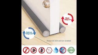 Under Door Draft Guard Stopper Sound Proof Reduce Noise Door Bottom Sealing Weather Strip [upl. by Zea]