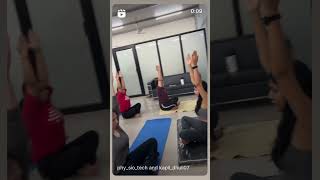 Mat Pilates session physiotherapist matpilates physiotherapy corestrengthening [upl. by Milan613]