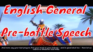 English General Prebattle Speech about all factions Total War Medieval 2 [upl. by Yeoz]