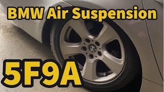 Bmw Air Suspension Problems Code 5F9A [upl. by Lanod]