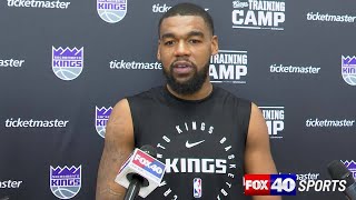 Mason Jones discusses his relationship with new Kings teammate DeMar DeRozan observations of camp [upl. by Minne404]