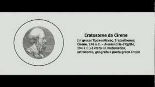 ERATOSTENE DA CIRENE E LA MISURA DELLA CIRCONFERENZA TERRESTRE [upl. by Iorgo]