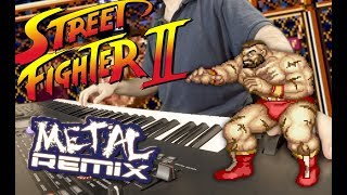 Street Fighter II Zangief Theme Synth METAL Remix [upl. by Ailadgim]