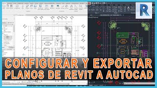 EXPORTAR PLANOS DE REVIT A AUTOCAD 🖍🔥 TUTORIAL 🍑 [upl. by Aivad]