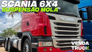 ESSA LINDA SCANIA VERMELHA 2013 R440 6X4 TRAÇADA ESTÁ DISPONÍVEL PARA VENDA NA CAIOBÁ SEMINOVOS MS [upl. by Linneman]