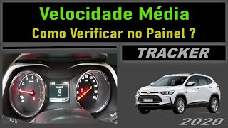 Velocidade Média no Painel Chevrolet Tracker  Computador de Bordo [upl. by Eserrehs]