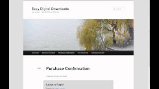 Easy Digital Downloads Demo [upl. by Dall]