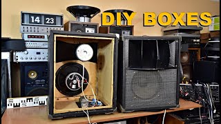 DIY boxes  RCF UNITA TW 101 compression horn tweeter amp CELESTION SIDEWINDER S12150 [upl. by Trocki]