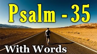 Psalm 35 Reading Seeking Comfort in Prayer With words  KJV [upl. by Ahc699]