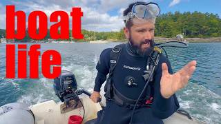 Boat life Journey canoes diving spearfishing [upl. by Mariandi]