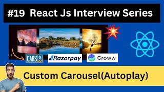 19 React Js Challenge Day 19  Carousel in React with Autoplay [upl. by Heshum525]