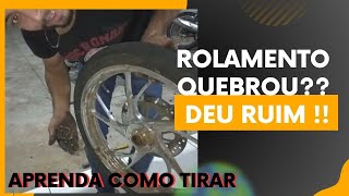 Trocar Rolamentos Veja o que aconteceu Passo a Passo Ep1 🛠️🔥 deuruim moto grau inscreva [upl. by Iver589]