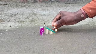 😱Matchstick with patakaBam ki bhab pata haiPataka kaise padta hai😱 [upl. by Orual665]