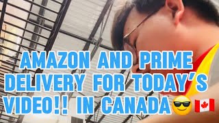 Amazon amp Prime Delivery Parcel tayo for today Video  Canada Life  BISAYA VLOG pinoyabroad nlpnp [upl. by Iaj546]