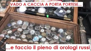 Vado a caccia di orologi a Porta Portese Roma e faccio il pieno completando due collezioni [upl. by Kennie530]