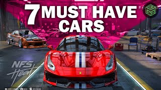 7 Cars YOU MUST OWN in Need for Speed Heat excluding the RSR [upl. by Nevai432]