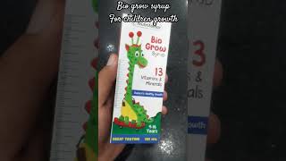 Bio gro syrup nutrifactor form 4 to 16 year old childs for growth [upl. by Hamrnand]