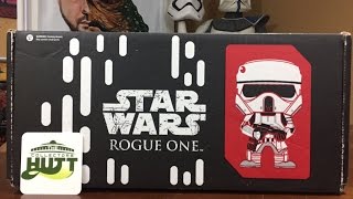 Star Wars Smugglers Bounty Rogue One Unboxing Funko [upl. by Ennaisoj]