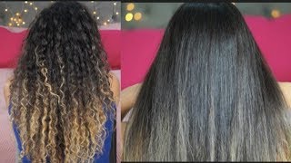 Alisar cabelo permanente em casa  usando ingredientes naturais  Jessica Dutra [upl. by Dryden992]