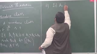 Lecture 12 Part 1 Monotone Classes and Monotone Class Theorem [upl. by Yddub]