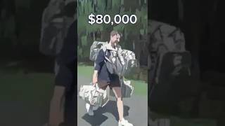 sprinting with more and more money 3D Anime mrbeast anime usa subscribe money memesfypシ゚viral [upl. by Dugaid]