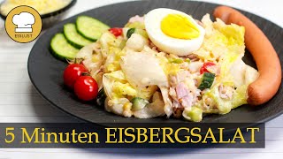 5 Minuten EISBERGSALAT amerikanischer Art  low carb [upl. by Thanasi]