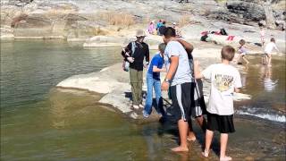 Troop 61 Houston TX  Pedernales Falls State Park Pedernales River Crossing [upl. by Weidar]