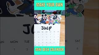 Make a mini desk calendar with Cricut cricutideas cricutforbeginners cricutprojects [upl. by Docia]