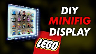 Build The Ultimate LEGO Minifig Display Case [upl. by Nnylf172]