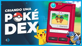 Como criar uma Pokedex com HTML CSS e JavaScript  Projeto Completo javascript html css [upl. by Sansbury3]