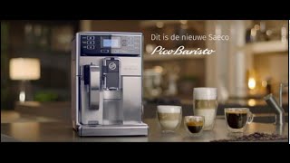 Saeco PicoBaristo  HD892701 volautomatische espressomachine [upl. by Elboa154]