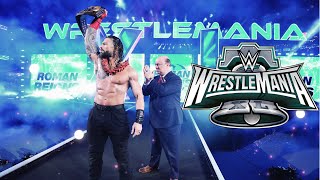 Roman Reigns WrestleMania XL EPIC Entrance Music  2024  Final Boss Rebirth [upl. by Chessy]