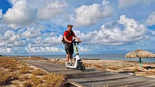 Riding Aruba  Biking amp EScootering Sunrise to Sunset Tour  4K UHD  Scenic Relaxation Video [upl. by Naaman]