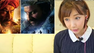 Tanhaji Trailer Reaction By Korean Girl [upl. by Patrich]