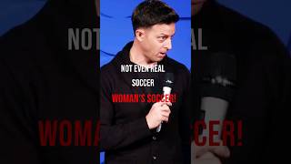 WOMANS soccer is a JOKE ⚽️🤐😂  Stand up by Kvondestroys comedian comedy standup roast laugh [upl. by Atoked27]