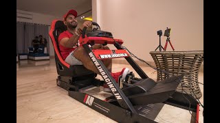 Rishabh Pant on Indias leading Racing Simulator Cockpit [upl. by Toombs]