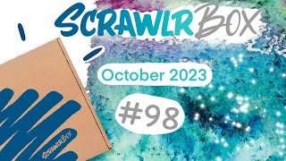 what a DISASTER  Scrawlrbox October 2023 UNBOXING [upl. by Edison]